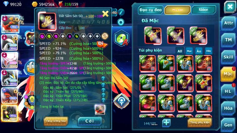 Mã : #TTS7042 - S650 - BXH: 3 - TOP3-4/C11 - 5K8 Sách - 100K KC - Ho-oh WB Diancie Yvetal Lugia Max Trạng Thái Meganec Nhiều Pet Khủng