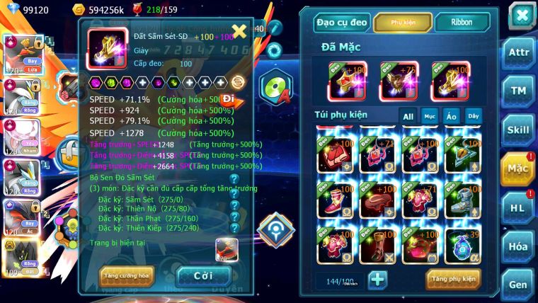 Mã : #TTS7042 - S650 - BXH: 3 - TOP3-4/C11 - 5K8 Sách - 100K KC - Ho-oh WB Diancie Yvetal Lugia Max Trạng Thái Meganec Nhiều Pet Khủng