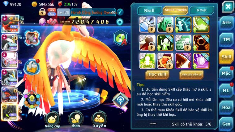 Mã : #TTS7042 - S650 - BXH: 3 - TOP3-4/C11 - 5K8 Sách - 100K KC - Ho-oh WB Diancie Yvetal Lugia Max Trạng Thái Meganec Nhiều Pet Khủng