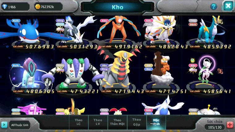 Mã: #TTS7040 - S1322 - BXH: 19/11 - 1128S - V15 - Vua Kiếm Khiên Ho-oh CHD Yvetal CH Bộ Đôi Z Bá Chủ Ray Dnm