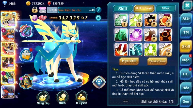 Mã: #TTS7040 - S1322 - BXH: 19/11 - 1128S - V15 - Vua Kiếm Khiên Ho-oh CHD Yvetal CH Bộ Đôi Z Bá Chủ Ray Dnm