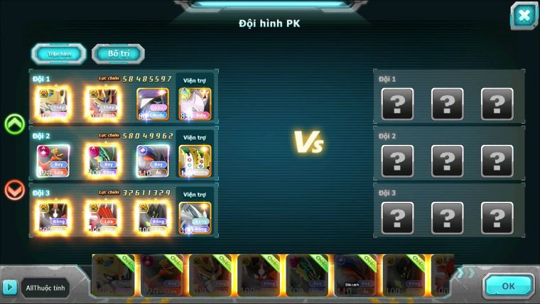 Mã: #TTS7040 - S1322 - BXH: 19/11 - 1128S - V15 - Vua Kiếm Khiên Ho-oh CHD Yvetal CH Bộ Đôi Z Bá Chủ Ray Dnm