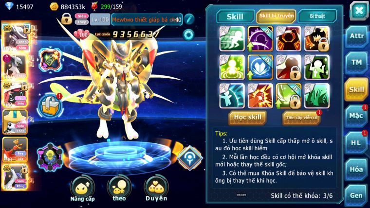 Mã : #TTS7039 - S1730 - V11 - 2666S - 15K KC - Mew Giap Bá Chủ Arc Thép Dnm Tapulele Bc latios latias Bc