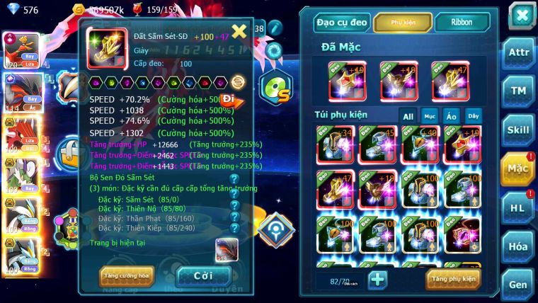 Mã : #TTS7038 - S1540 - BXH:40 - V13 - 814S - Ho-oh CHD Yvetal CH Qvld Bc Unvoa WB BC Cặp Lati Bc