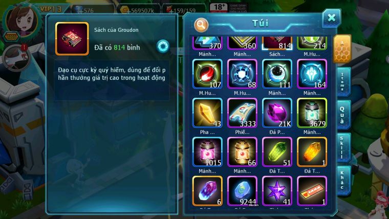 Mã : #TTS7038 - S1540 - BXH:40 - V13 - 814S - Ho-oh CHD Yvetal CH Qvld Bc Unvoa WB BC Cặp Lati Bc