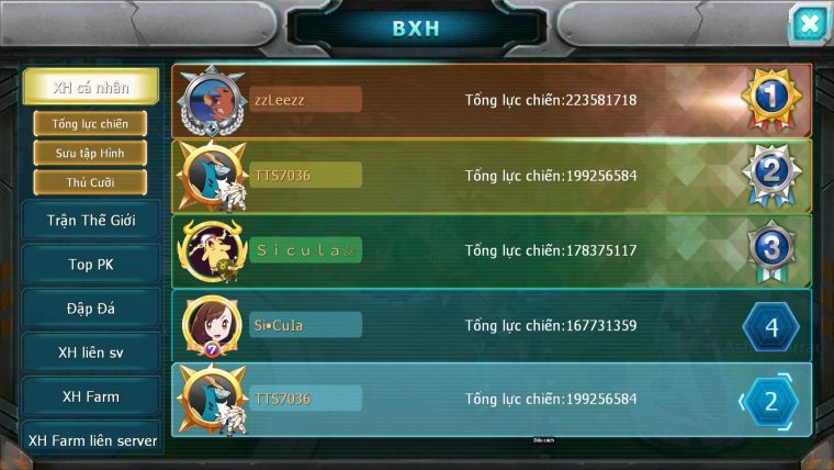 Mã : #TTS7036 - S979 - BXH: 2 - TOP3-4/C16 - V19 - 2148S - Black White Ho-oh CHD Vua Kiếm Dnm Khiên Bc Metal Dnm Nhiều Pet Bá Chủ
