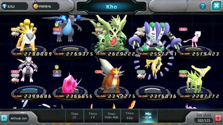 Mã : #TTS7034 - S1607 - BXH: 59 - Koraidon Bá Chủ Diancie Dnm Rắn Băng Mew Giap Cặp Lati Bá Chủ