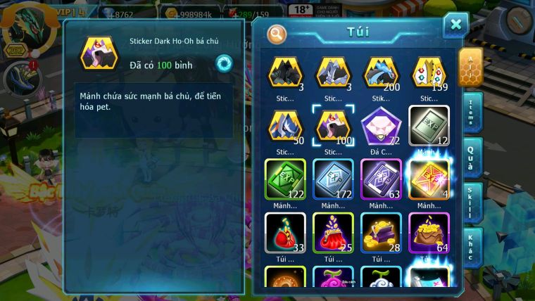 Mã : #TTS7034 - S1607 - BXH: 59 - Koraidon Bá Chủ Diancie Dnm Rắn Băng Mew Giap Cặp Lati Bá Chủ