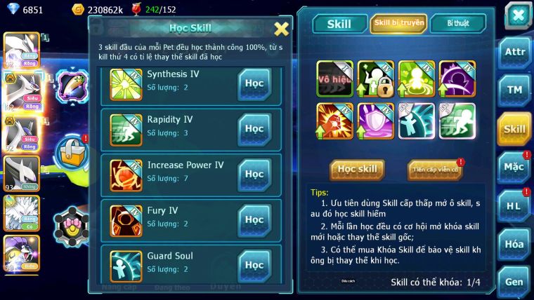 Mã : #TTS7033 - S1858 - BXH: 9 - V5 - Unvoa Cặp Latias latios Bá Chủ Sáng Thế Lugia Nhiều Pet Legend