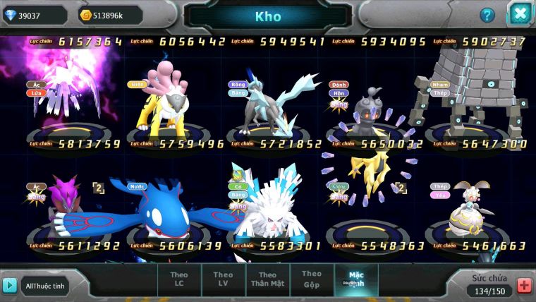 Mã : #TTS7032 - S968 - BXH: 20/PK9 - V15 - 1493S - 39K KC - Vua Kiếm & Khiên Bá Chủ Ho-oh Dnm Unvoa WB Bá Chủ Nhiều Pet Huyền Thoại