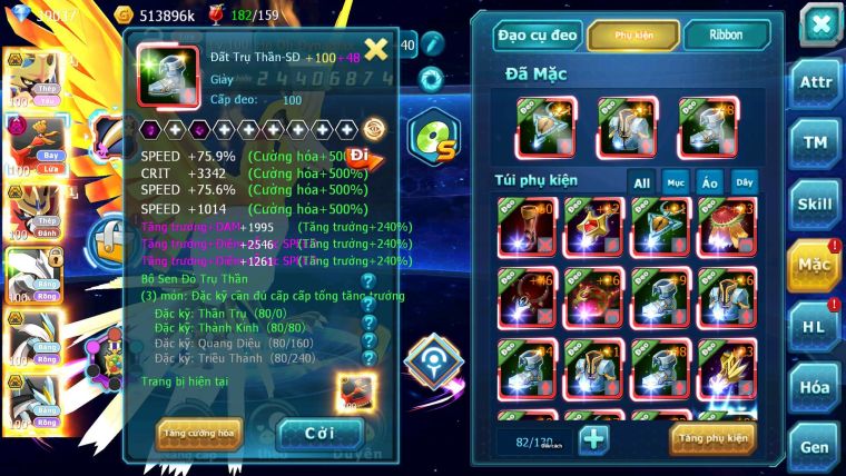 Mã : #TTS7032 - S968 - BXH: 20/PK9 - V15 - 1493S - 39K KC - Vua Kiếm & Khiên Bá Chủ Ho-oh Dnm Unvoa WB Bá Chủ Nhiều Pet Huyền Thoại