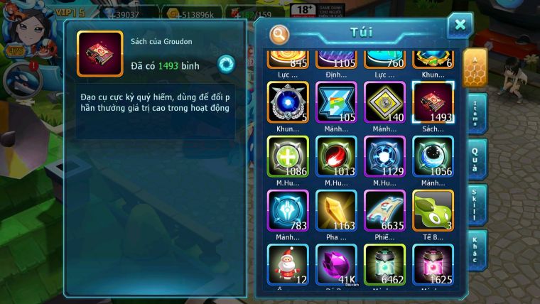 Mã : #TTS7032 - S968 - BXH: 20/PK9 - V15 - 1493S - 39K KC - Vua Kiếm & Khiên Bá Chủ Ho-oh Dnm Unvoa WB Bá Chủ Nhiều Pet Huyền Thoại
