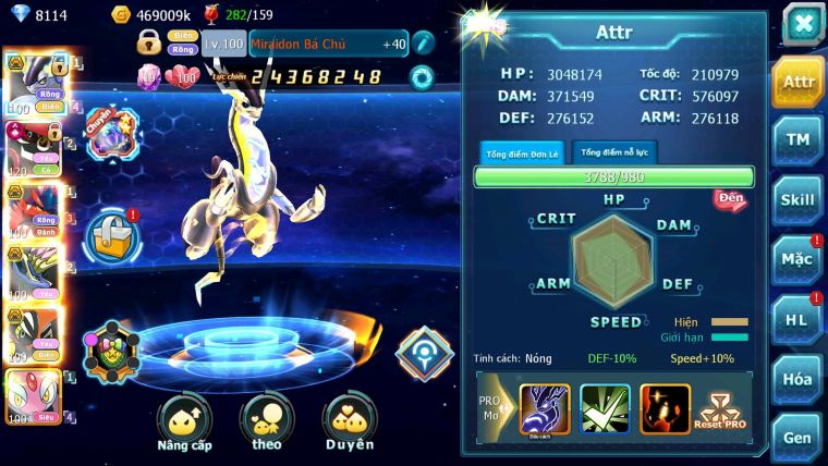 Mã : #TTS7044 - S1758 - BXH : 9 - 1186S - V15 - Miraidon Koraidon Bá Chủ  Tapu Bulu Cộng Hưởng Dnm 2 Team Hot Meta