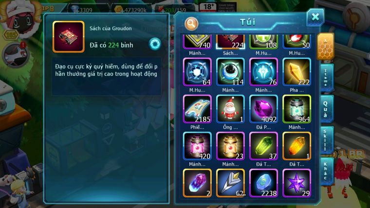 Mã : #TTS7048 - S1801 - V8 - Nữa Con Diancie CH Team Yêu Bá Chủ Nhiều Pet HT
