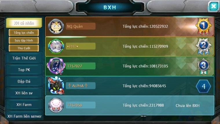 Mã : #TTS7050 - S1737 - V4 - Diancie Tapu fini Unvoa Palkia nhiều pet huyền thoại