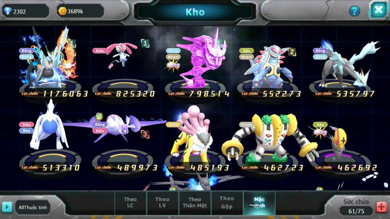 Mã : #TTS7051 - S1921 - 475S - BXH : 49 - Unvoa Mes Rắn Băng Armdlo Lugia lati