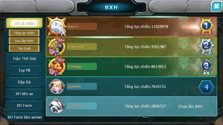 Mã : #TTS7051 - S1921 - 475S - BXH : 49 - Unvoa Mes Rắn Băng Armdlo Lugia lati