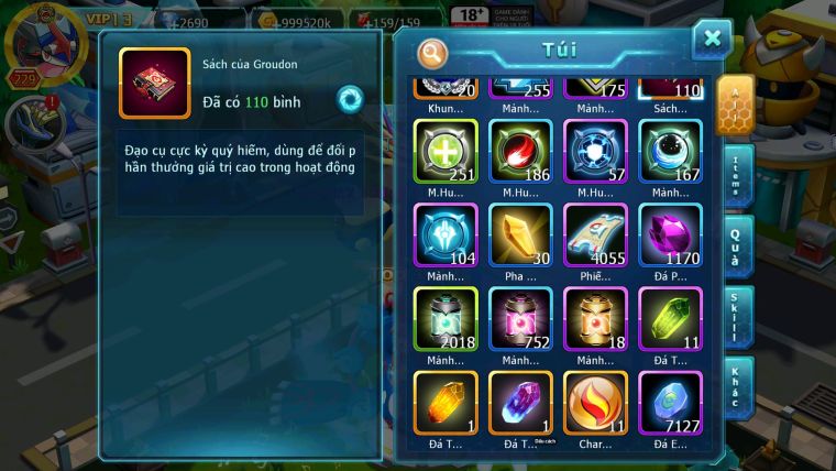 Mã : #TTS7053 - S1350 - V13 - Ho-oh Qvbc Unvoa WB Bc Mew giap Cặp lati bc quá ngon