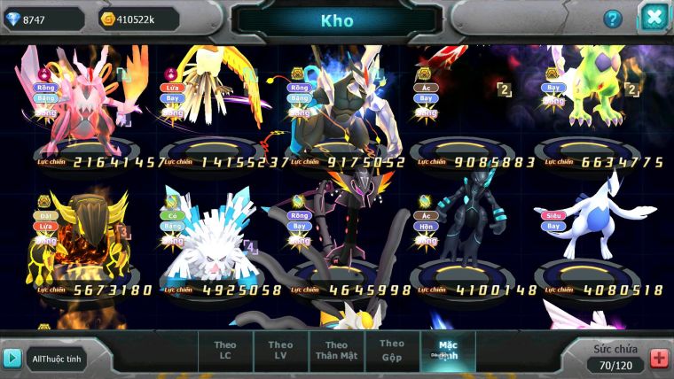 Mã : #TTS7054 - S1636 - V12 - 1297S - White CHD Ho-oh Dnm Black Bc Yvetal Bc Thần gió Bc Qvld Nhiều Pet HT