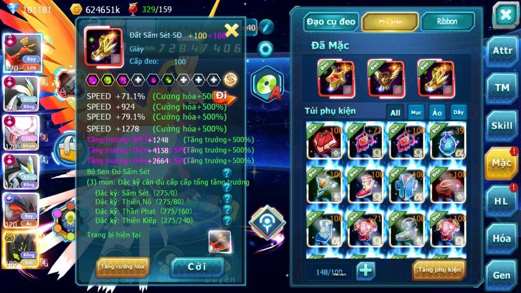 Mã : #TTS7056 - S650 - BXH: 3 - Top3/C11 - V15 - 101K KC - 5K8 SÁCH - Dàn Pet CHAM Khủng META