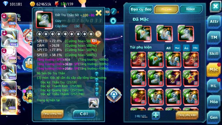 Mã : #TTS7056 - S650 - BXH: 3 - Top3/C11 - V15 - 101K KC - 5K8 SÁCH - Dàn Pet CHAM Khủng META