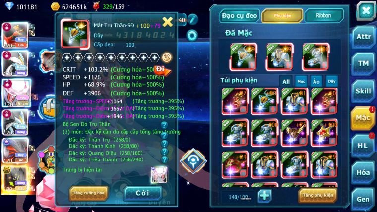 Mã : #TTS7056 - S650 - BXH: 3 - Top3/C11 - V15 - 101K KC - 5K8 SÁCH - Dàn Pet CHAM Khủng META