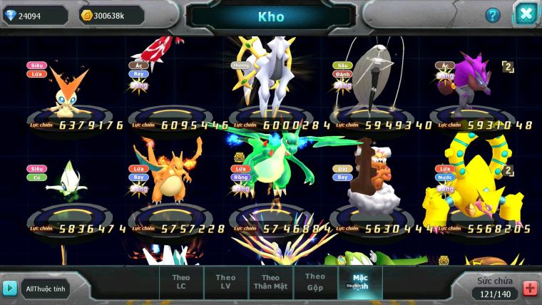 Mã : #TTS7059 - S876 - BXH : 16 - V15 - 26K KC - Ho-oh White CHD ZFlare Bá Chủ Z100 CH Black Dnm Drak ho-oh bá chủ nhiều pet ht