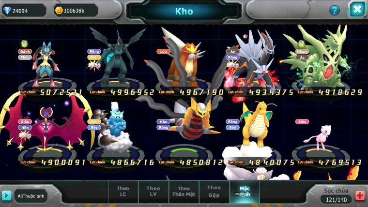 Mã : #TTS7059 - S876 - BXH : 16 - V15 - 26K KC - Ho-oh White CHD ZFlare Bá Chủ Z100 CH Black Dnm Drak ho-oh bá chủ nhiều pet ht