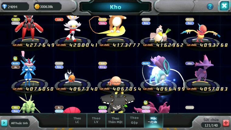 Mã : #TTS7059 - S876 - BXH : 16 - V15 - 26K KC - Ho-oh White CHD ZFlare Bá Chủ Z100 CH Black Dnm Drak ho-oh bá chủ nhiều pet ht