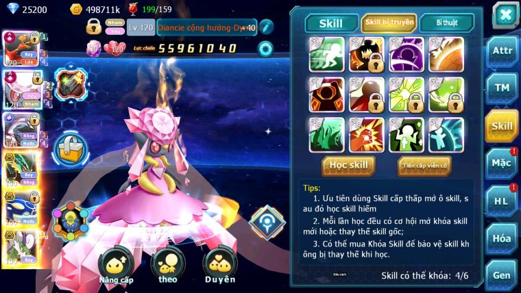 Mã : #TTS7058 - S66 - BXH:7 - 254M CH Yvetal - Ho-oh Diancie CHD Palkia CH Rayquaza 3 Team Meta Nông Dân Lực Chiến Khủng