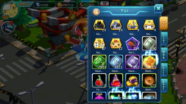 Mã : #TTS7058 - S66 - BXH:7 - 254M CH Yvetal - Ho-oh Diancie CHD Palkia CH Rayquaza 3 Team Meta Nông Dân Lực Chiến Khủng