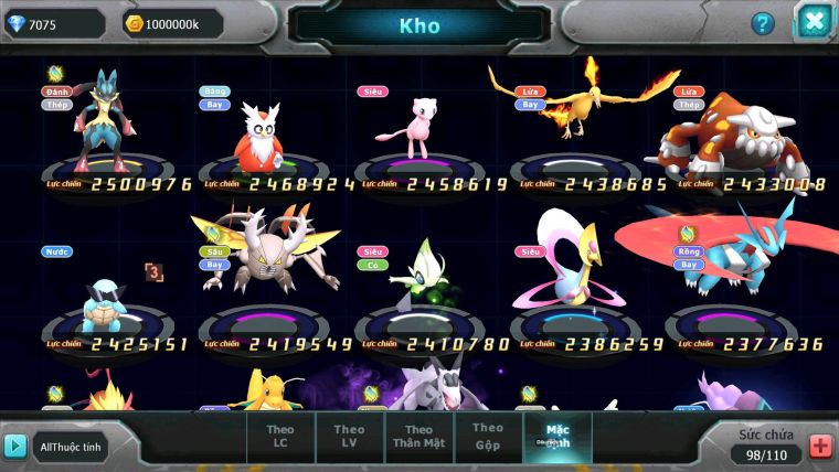 Mã : #TTS7062 - S1520 - V11 - Ho-oh CHD Sét SS Yvetal Thần Gios Bá Chủ