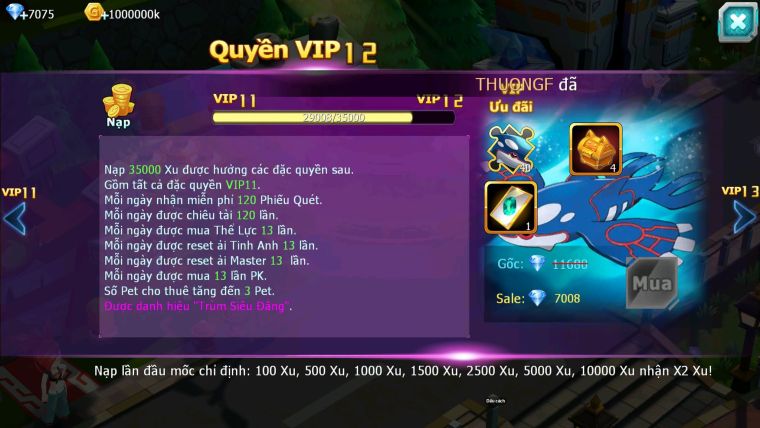 Mã : #TTS7062 - S1520 - V11 - Ho-oh CHD Sét SS Yvetal Thần Gios Bá Chủ