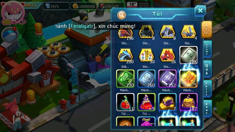 Mã : #TTS7062 - S1520 - V11 - Ho-oh CHD Sét SS Yvetal Thần Gios Bá Chủ