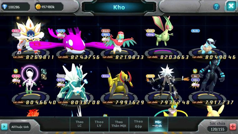 Mã : #TTS7067 - S650 - BXH : 3 - Top3-4/C11 - 3K6 Sách - V15 - Ho-oh WB Diancie Yvetal Lugia Max Trạng Thái MEGANEC