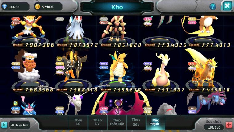 Mã : #TTS7067 - S650 - BXH : 3 - Top3-4/C11 - 3K6 Sách - V15 - Ho-oh WB Diancie Yvetal Lugia Max Trạng Thái MEGANEC