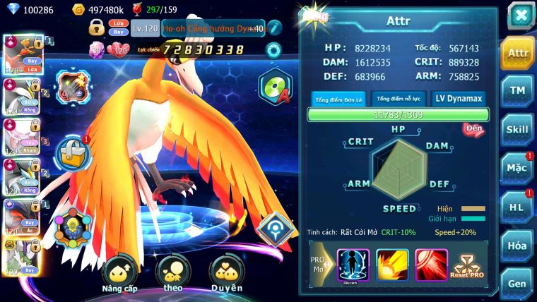 Mã : #TTS7067 - S650 - BXH : 3 - Top3-4/C11 - 3K6 Sách - V15 - Ho-oh WB Diancie Yvetal Lugia Max Trạng Thái MEGANEC