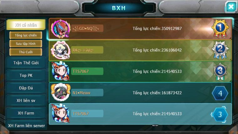 Mã : #TTS7067 - S650 - BXH : 3 - Top3-4/C11 - 3K6 Sách - V15 - Ho-oh WB Diancie Yvetal Lugia Max Trạng Thái MEGANEC