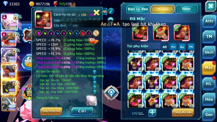 Mã : #TTS7068 - S179 - V18 -  BXH: 3 - Top3-4/C3 - 2K Sách - Diancie & Ho-oh & Palki Max Trạng Thái LC Khủng Z100 + Kyurem Viện Trợ Build Khỏe