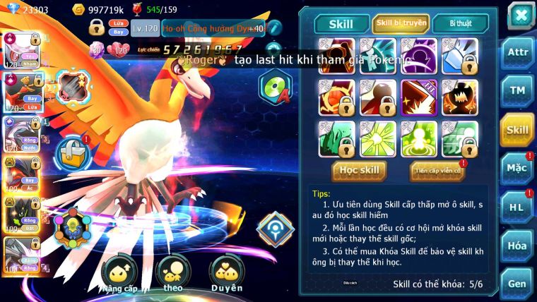 Mã : #TTS7068 - S179 - V18 -  BXH: 3 - Top3-4/C3 - 2K Sách - Diancie & Ho-oh & Palki Max Trạng Thái LC Khủng Z100 + Kyurem Viện Trợ Build Khỏe
