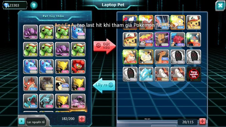Mã : #TTS7068 - S179 - V18 -  BXH: 3 - Top3-4/C3 - 2K Sách - Diancie & Ho-oh & Palki Max Trạng Thái LC Khủng Z100 + Kyurem Viện Trợ Build Khỏe