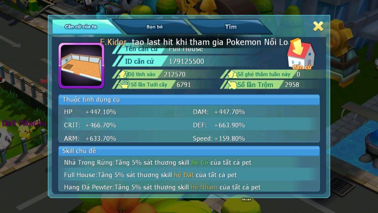 Mã : #TTS7068 - S179 - V18 -  BXH: 3 - Top3-4/C3 - 2K Sách - Diancie & Ho-oh & Palki Max Trạng Thái LC Khủng Z100 + Kyurem Viện Trợ Build Khỏe
