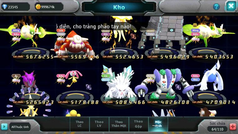 Mã : #TTS7069 - S1639 - V14 : BXH : 22 - 23K KC - Ho-oh CHD Full SS - Miraidon Bá Chủ Yvetal Bc Diancie Nhiều Pet Bá Chủ