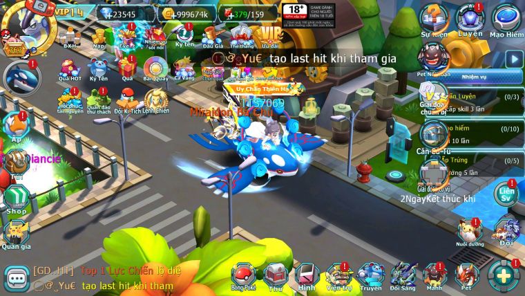 Mã : #TTS7069 - S1639 - V14 : BXH : 22 - 23K KC - Ho-oh CHD Full SS - Miraidon Bá Chủ Yvetal Bc Diancie Nhiều Pet Bá Chủ