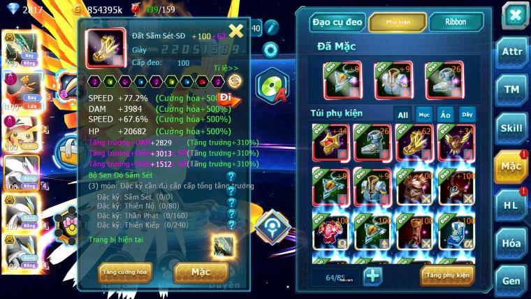 Mã : #TTS7075 - S34 - V12 - BXH:!7 - Rayquaza Bc Ho-oh Dnm Pikachu Dnm Unvoa WB bc nhiều Pet HT