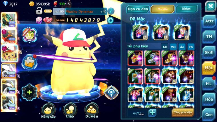 Mã : #TTS7075 - S34 - V12 - BXH:!7 - Rayquaza Bc Ho-oh Dnm Pikachu Dnm Unvoa WB bc nhiều Pet HT