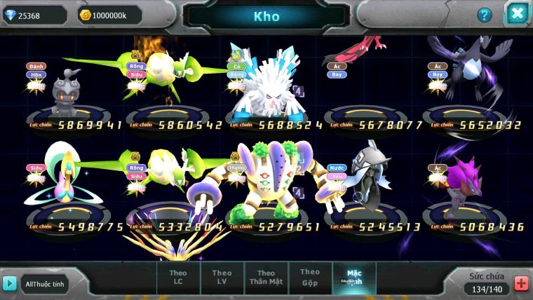 Mã : #TTS7074 - S1335 - V14 BXH : 8 - Diancie & Ho-Oh CHD Rayquaza Dnm Cặp Cá Bc Form 3 Team