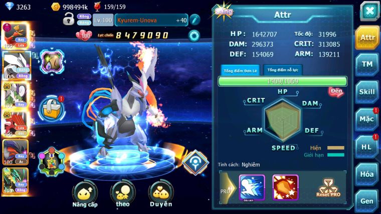 Mã : #TTS7072 - S1392 - V11 - Ho-oh Dnm Unvoa Thần Gio Bc Qvld Bc VTPL BC Lugia Bc Cặp Lati Bc