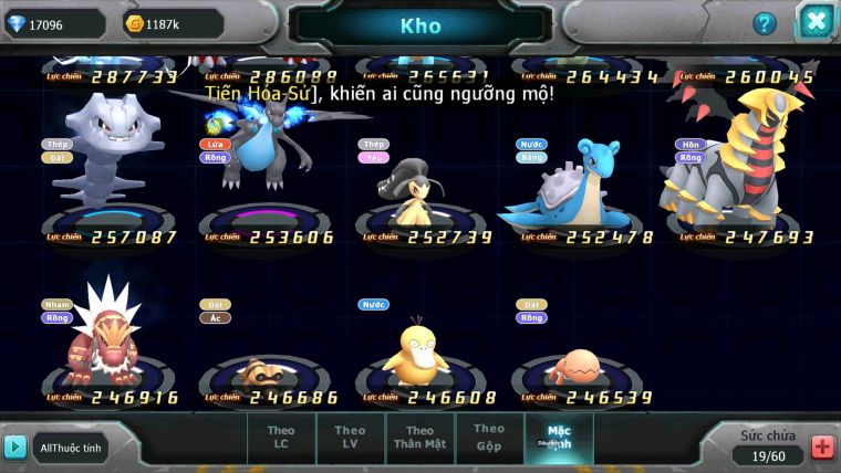 Mã : #TTS7079 - S1951 - V7 - BXH : 8 - V7 - 17K KC - ĐÃ NẠP LỆNH Unvoa Lati Armdlo Raikou
