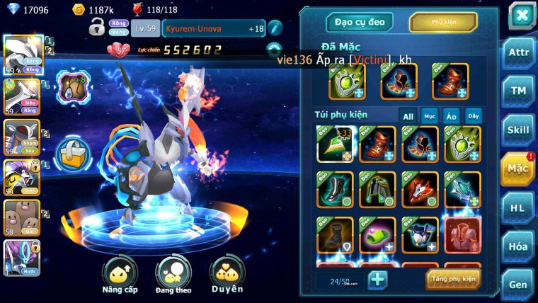 Mã : #TTS7079 - S1951 - V7 - BXH : 8 - V7 - 17K KC - ĐÃ NẠP LỆNH Unvoa Lati Armdlo Raikou